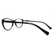 Armação de Óculos de Grau Feminino Adora Lia Preto Gatinho Tamanho 53