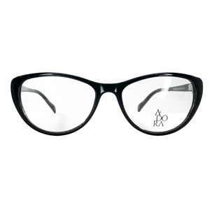 Armação de Óculos de Grau Feminino Adora Lia Preto Gatinho Tamanho 53