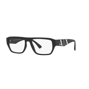 Armação de Óculos de Grau Masculino Armani Exchange AX3087 Preto Retangular Tamanho 54
