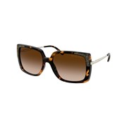 Óculos de Sol Feminino Michael Kors Rochelle Mk2131 Quadrado Lente Cinza escuro degradê Tamanho 56