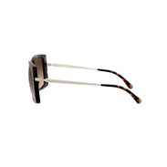 Óculos de Sol Feminino Michael Kors Rochelle Mk2131 Quadrado Lente Cinza escuro degradê Tamanho 56