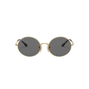 Óculos de Sol Unissex Ray Ban Rb1970 Dourado Oval Lente Cinza escuro Tamanho 54